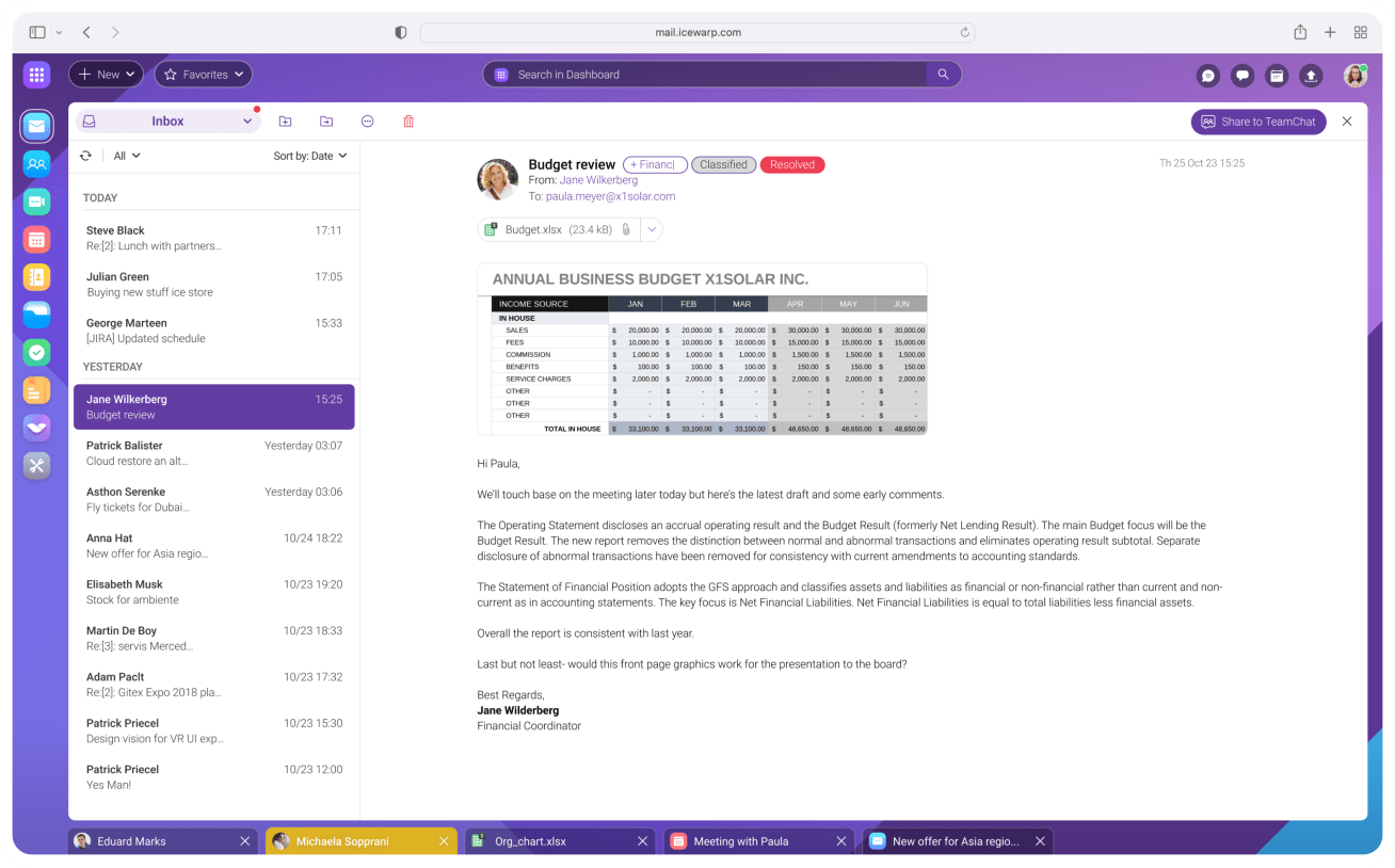 Email Dashboard